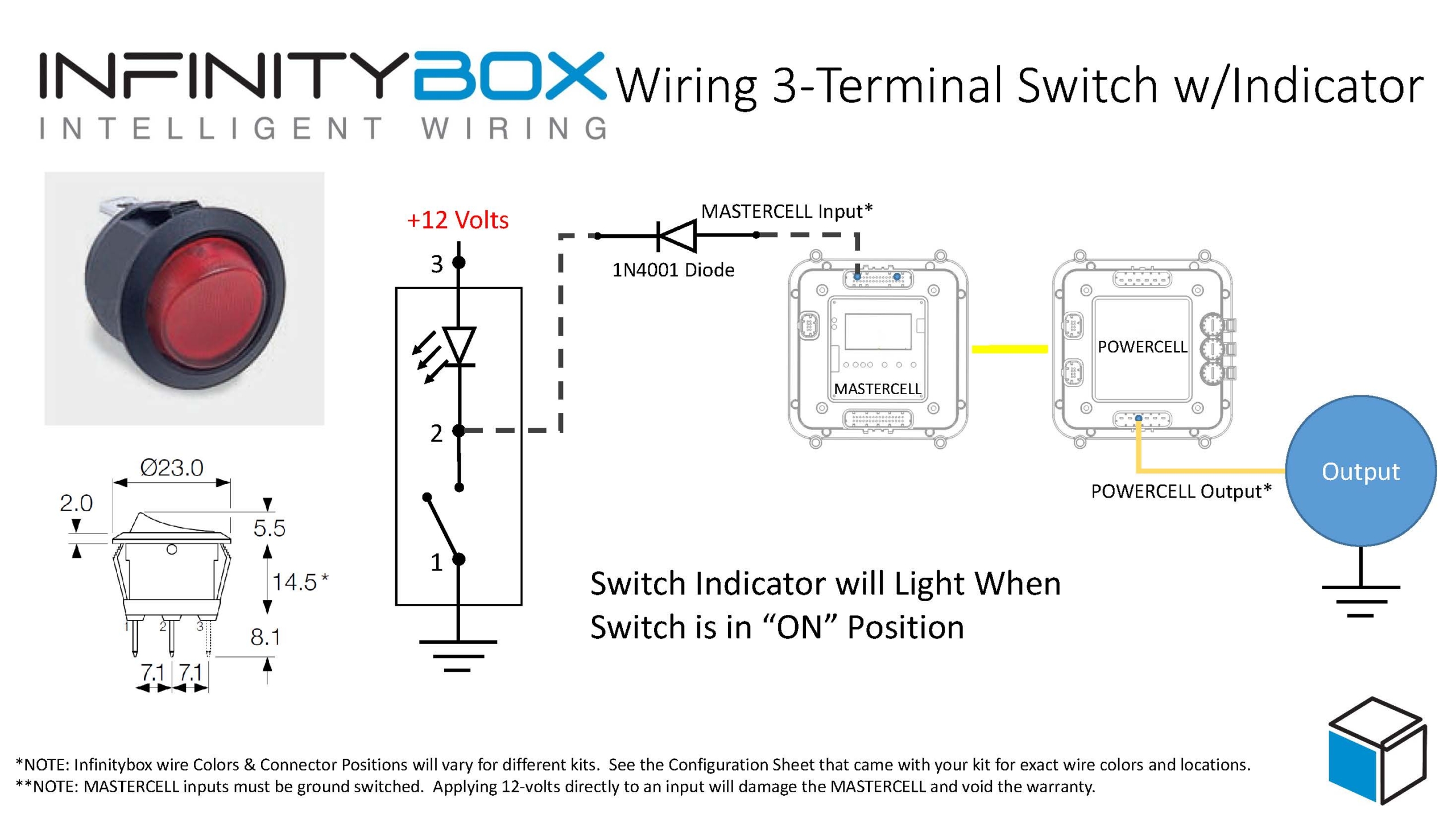 Wiring A Switch With An Indicator Infinitybox