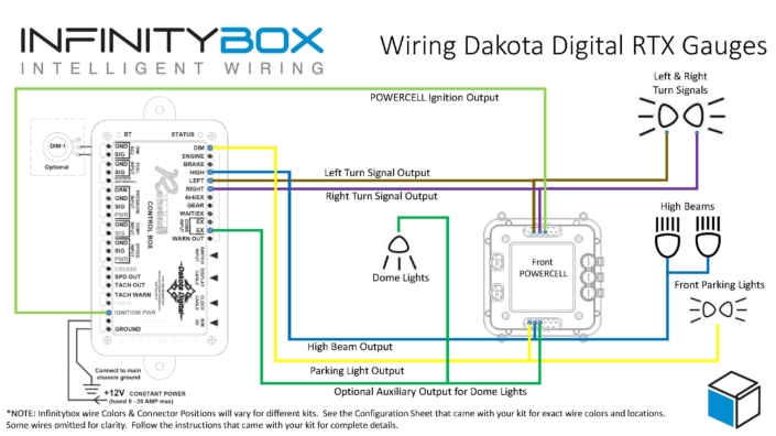 Wiring Dakota Digital RTX Gauges - Infinitybox