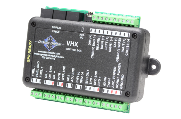 Control module for the Dakota Digital VHX Gauges