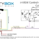 Wiring diagram showing the 1983–1987 GM G-Body steering column wiper switch connected to a standalone inVIEW Wiper Control Module, with factory switch wire colors mapped to inVIEW inputs plus ground, ignition power, washer pump, and a generic wiper motor connection.
