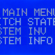 MASTERCELL NGX inSIGHT main menu showing the Switch States, System Inv, and System Info options.