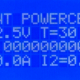 MASTERCELL NGX inSIGHT screen polling the Front POWERCELL showing voltage, temperature, output states and current for outputs 1 and 2