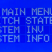MASTERCELL NGX inSIGHT main menu with the cursor on the System Inv option.