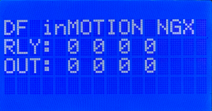 MASTERCELL NGX inSIGHT screen polling the Driver Front inMOTION Cell showing the state of the relay and MOSFET outputs